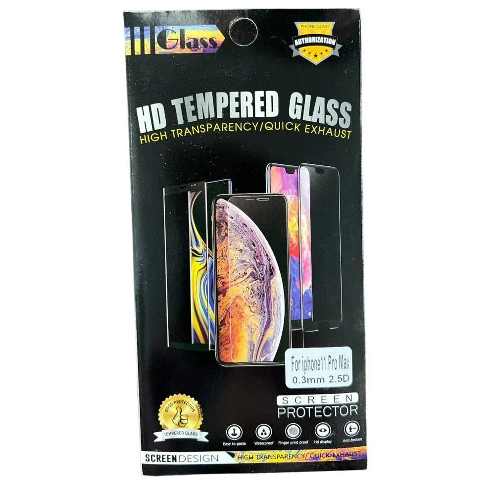 4-PACK For iPhone 11 Pro Max HD Tempered Glass Screen Protector 0.3mm 2.5D